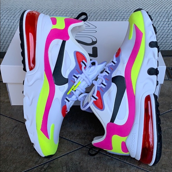 NIKE W AIR MAX 270 REACT white/light thistle-black - Picture 6 of 16
